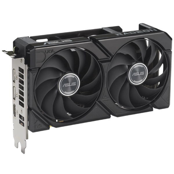ვიდეო დაფა Asus 90YV0MI1-M0NA00 Dual, Radeon RX9060XT, 8GB, 128bit, HDMI, DP, Black