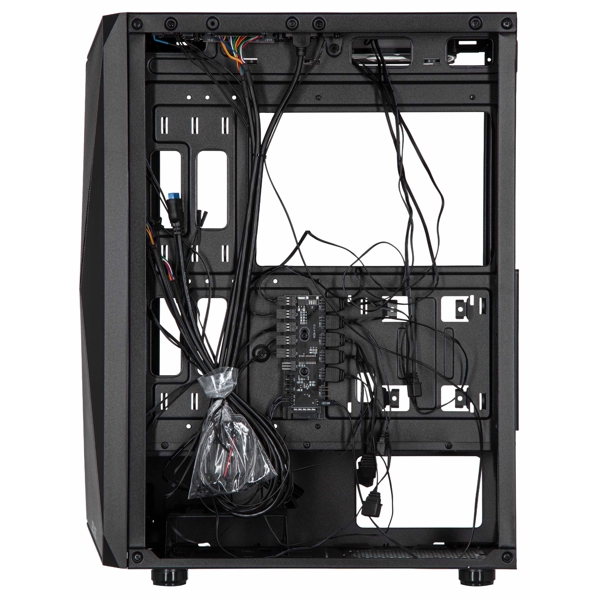 ქეისი 2E 2E-G3313B Aruba, Computer Case, ARGB, MidT, ATX, Mini ITX, Micro ATX, 1xUSB3.0, 2xUSB2.0, Black