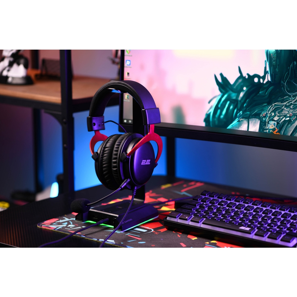 ყურსასმენი 2E 2E-HG355BK-7.1 HG355, Gaming Headset, Wired, USB, 3.5mm, Black