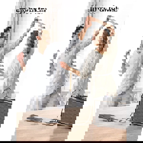 აუდიო სადენი UGREEN CM451 (20193), Type-C Male to 2*RCA Male Audio Cable With Chip, 1.5m, Black/Grey