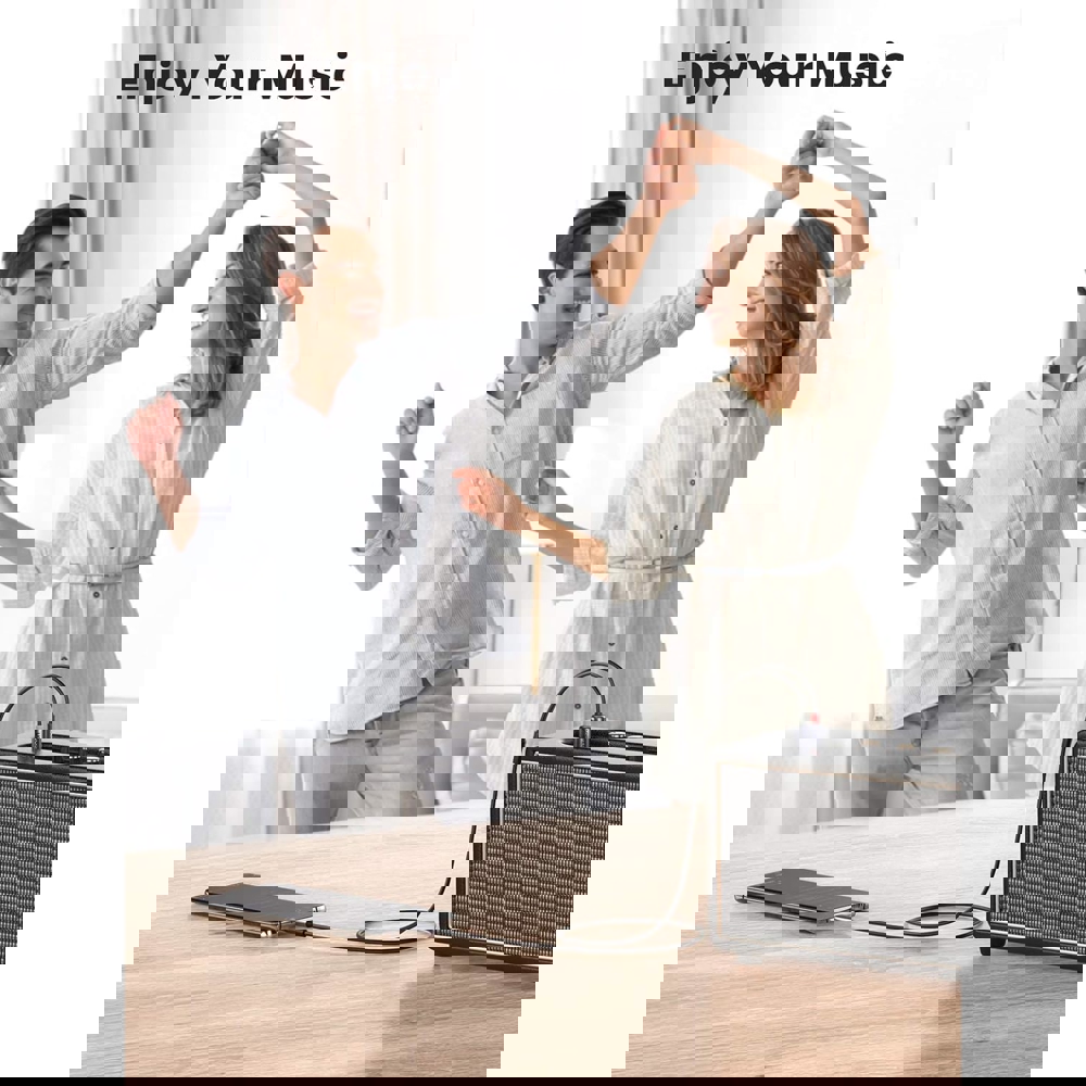 Type-C Male to 2*RCA Male Audio Cable With Chip UGREEN CM451 (20193), 1.5m, Black/Grey