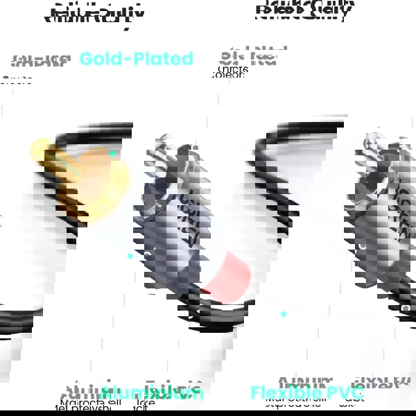 აუდიო სადენი UGREEN CM451 (20193), Type-C Male to 2*RCA Male Audio Cable With Chip, 1.5m, Black/Grey