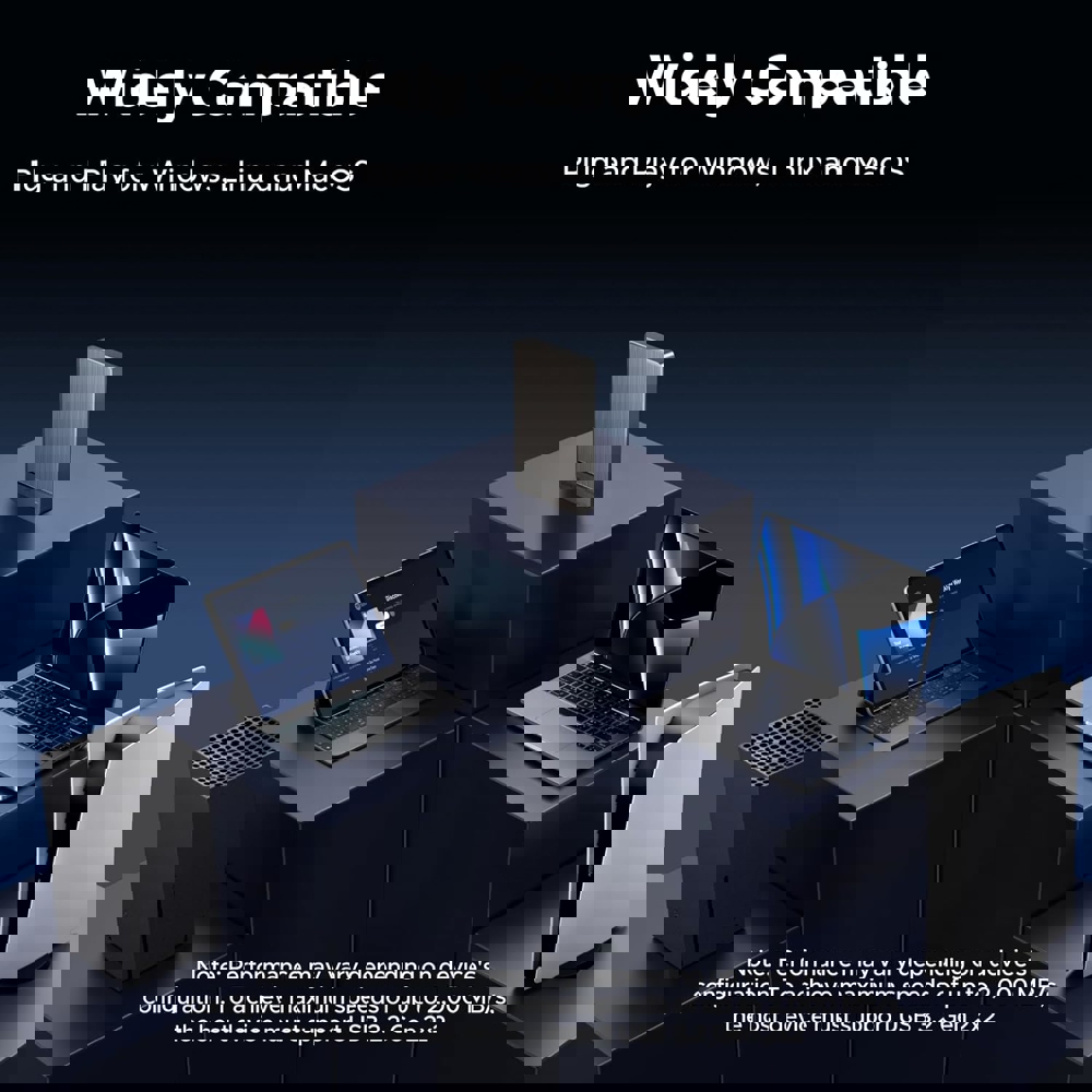 გარე მყარი დისკი UGREEN CM766 (35270), 1TB, External SSD, USB 3.1, Black