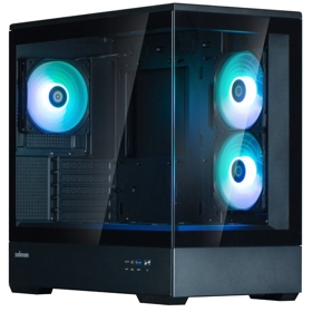 ქეისი Zalman P30BLACKV2, Computer Case, Mini Tower, Micro-ATX, Mini-ATX, 1x USB3.0, 1xUSB-C, Black
