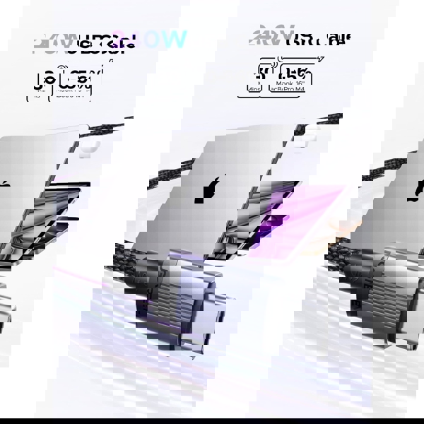 USB კაბელი UGREEN L532 (65907), 240W, Type-C to Type-C PD Fast Charging Cable, 1m, Grey/Black