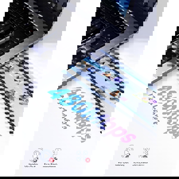 Type-C to Type-C PD Fast Charging Cable UGREEN L532 (65907), 240W, 1m, Grey/Black