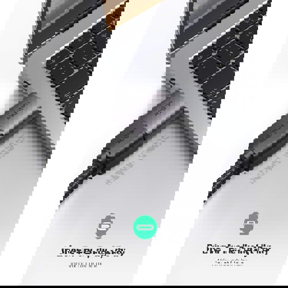 ადაპტერი UGREEN US320 (70450), Type-C to HDMI Adapter, Space Gray