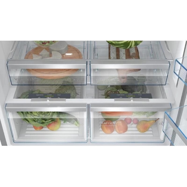 Refrigerator Bosch KGP86FIC0N, 624L, C, 36Db, No Frost, Silver