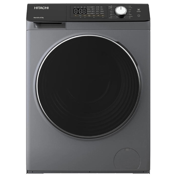 Washing+Dryer Machine Hitachi BD-D802HVOS, 8/5Kg, 1200Rpm, Silver