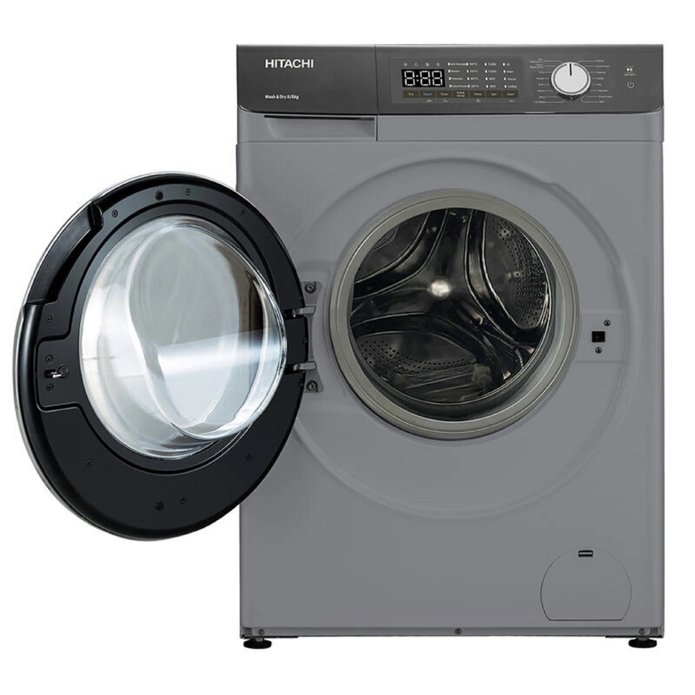 სარეცხი+საშრობი მანქანა Hitachi BD-D802HVOS, 8/5Kg, 1200Rpm, Washing+Dryer Machine, Silver