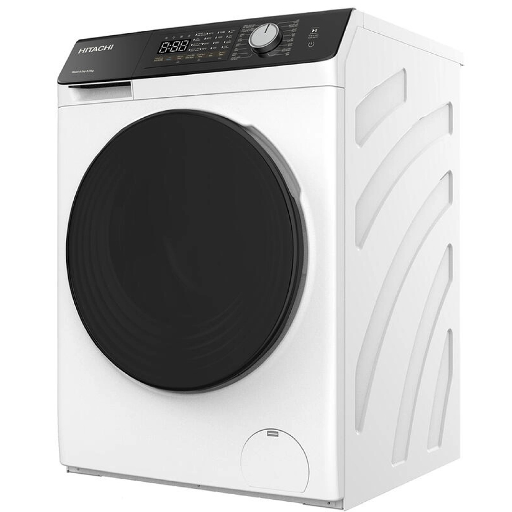 Washing Machine Hitachi BD-D802HVOW, 8.5/5Kg, 1200Rpm,  White