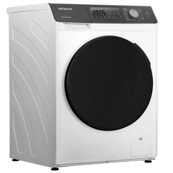 Washing Machine Hitachi BD-D802HVOW, 8.5/5Kg, 1200Rpm,  White
