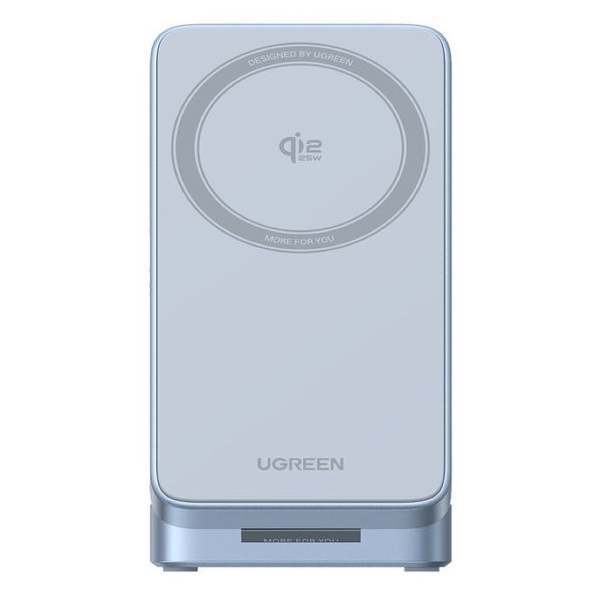 უსადენო დამტენი UGREEN W757 (65901), 25W, 3-in-1 Magnetic Wireless Charger, Blue