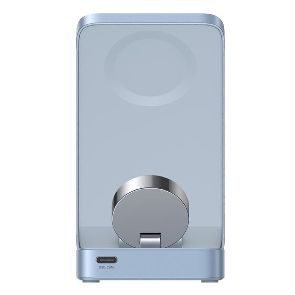 უსადენო დამტენი UGREEN W757 (65901), 25W, 3-in-1 Magnetic Wireless Charger, Blue
