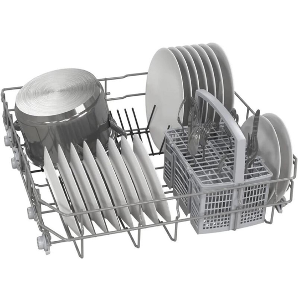 Built In Dishwasher Bosch SMV26DX00T, D, 48Dba, White