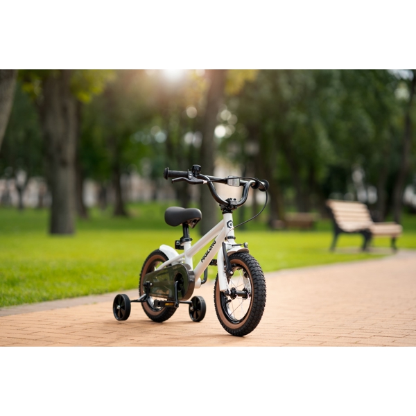 Children's Bicycle Miqilong ATW-BS12-SILVER, 12", Silver