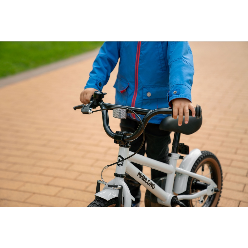 Children's Bicycle Miqilong ATW-BS12-SILVER, 12", Silver