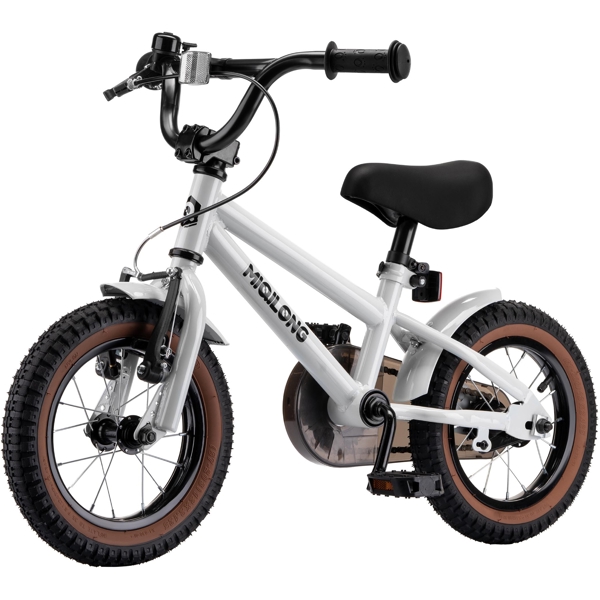Children's Bicycle Miqilong ATW-BS12-SILVER, 12", Silver