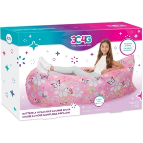 გასაბერი საბავშვო პუფი Make It Real 21013MR, Inflatable Chair, Pink