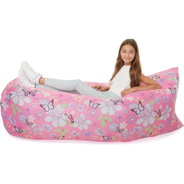 გასაბერი საბავშვო პუფი Make It Real 21013MR, Inflatable Chair, Pink