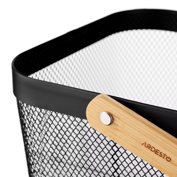 Basket With Handle Ardesto AR0901B Midori, Black