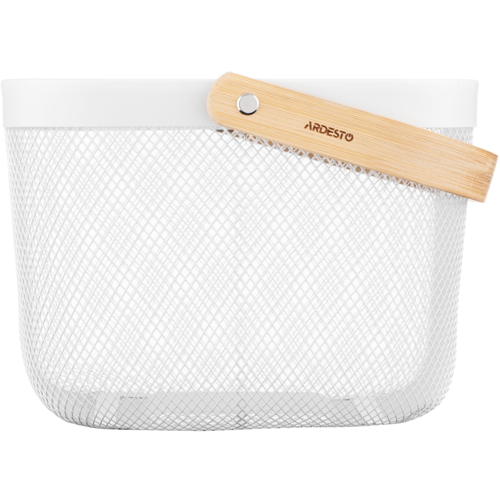 Basket With Handle Ardesto AR0901W Midori, White