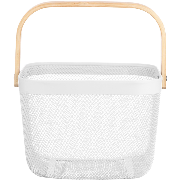 Basket With Handle Ardesto AR0901W Midori, White