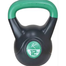 Kettlebell Lifefit F-VIN-KETT12, 12Kg, Black/Green