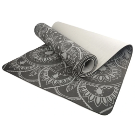 Yoga Mat Lifefit F-MAT-E23-06 MANDALA DUO, Black