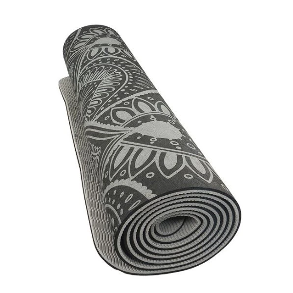 Yoga Mat Lifefit F-MAT-E23-06 MANDALA DUO, Black