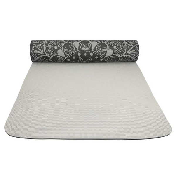 Yoga Mat Lifefit F-MAT-E23-06 MANDALA DUO, Black