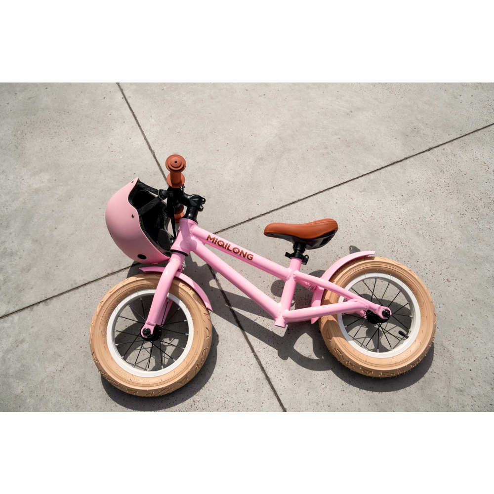 Children's Balance Bicycle Miqilong ZCY-RVA12-PINK, 12", Pink