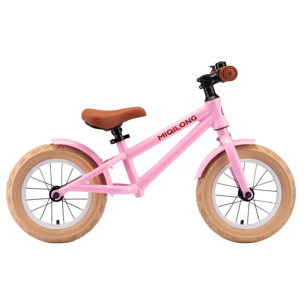 Children's Balance Bicycle Miqilong ZCY-RVA12-PINK, 12", Pink