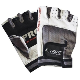Workout Gloves Lifefit FITNESR-TOP-XL, XL, Grey/White
