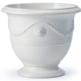 ყვავილის ქოთანი Domino ANDUZE 76/65 W, 85.3L, Flower Pot, White