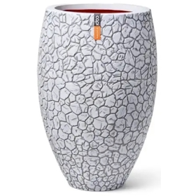 Flower Pot Capi Europe Vase elegant deluxe Clay NL White, White