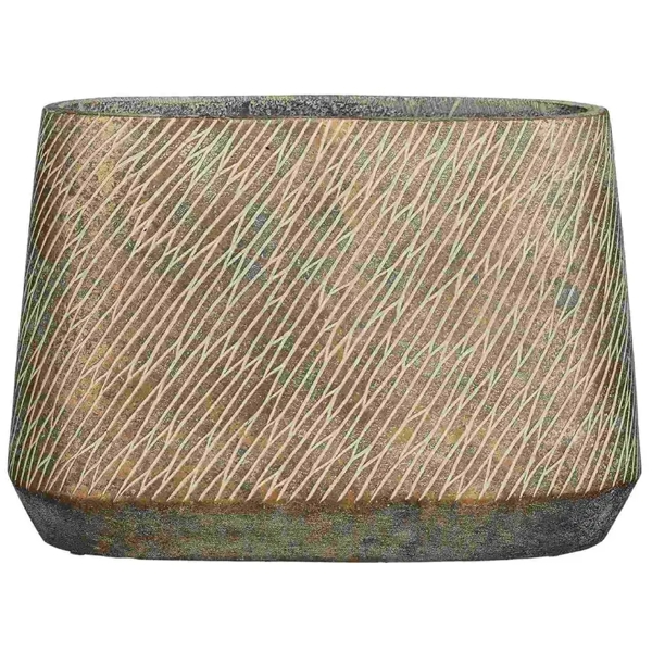 ყვავილის ქოთანი Domino Camino pot oval d. brown, Flower Pot, Brown