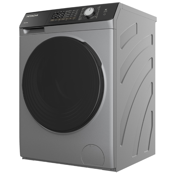 Washing Machine Hitachi BD-802HVOS, 8Kg, 1400Rpm, Silver