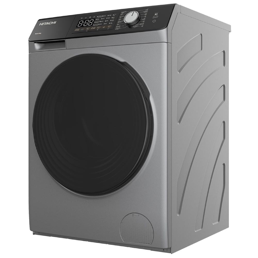 სარეცხი მანქანა Hitachi BD-802HVOS, 8Kg, 1400Rpm, Washing Machine, Silver