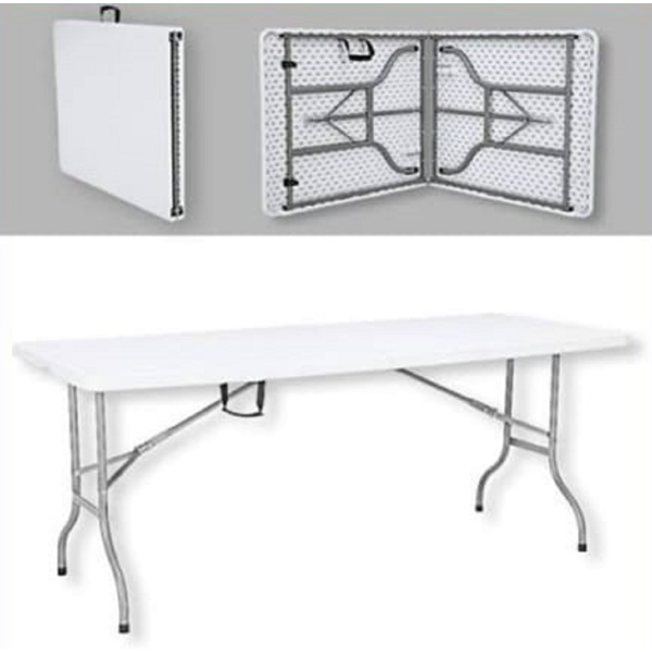 Folding Table OEM NIC-180FH-A, White