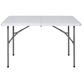 Folding Table OEM NIC-122FH-B, White