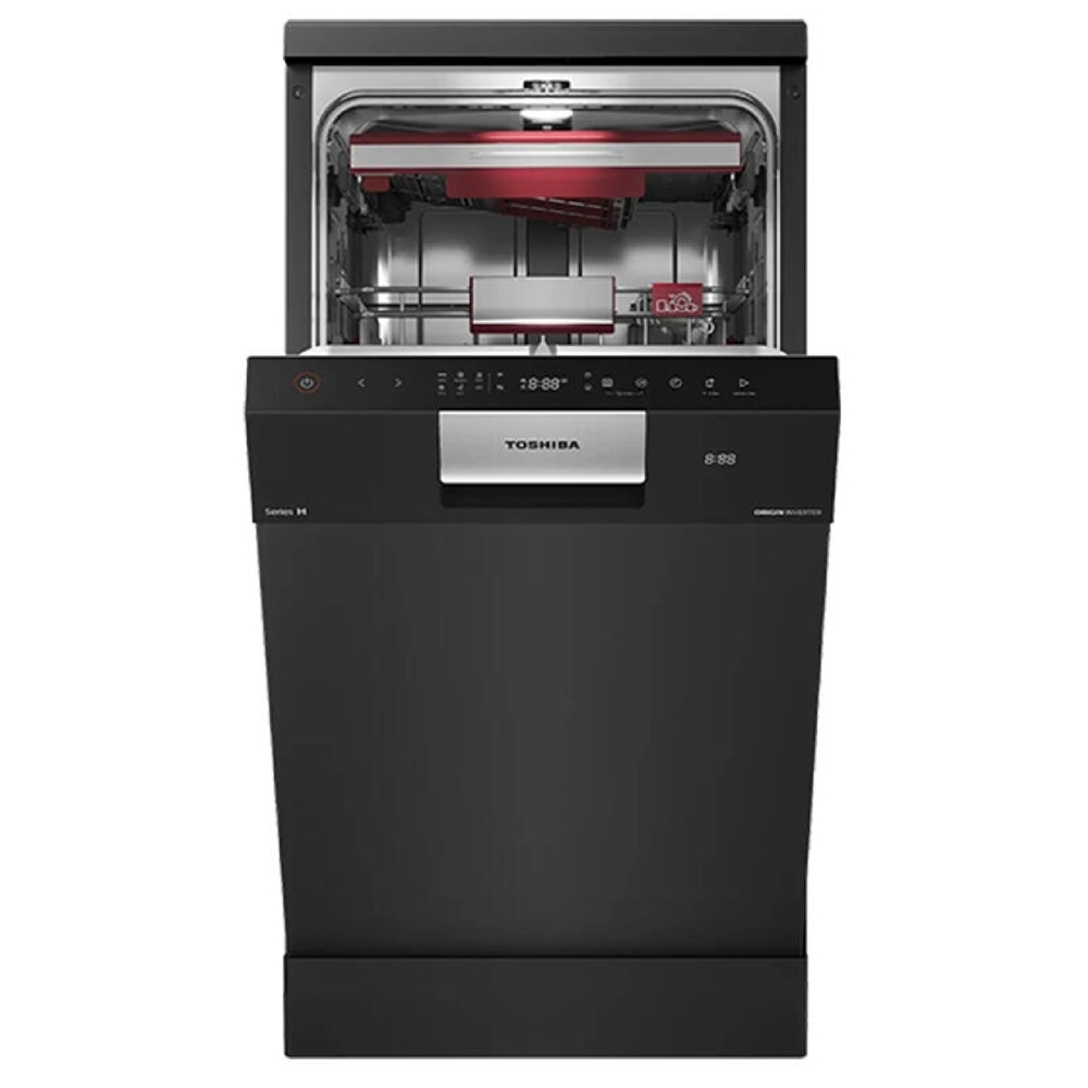 Dishwasher Toshiba DW-10F4(B)-CIS, A, 44Dba, Black