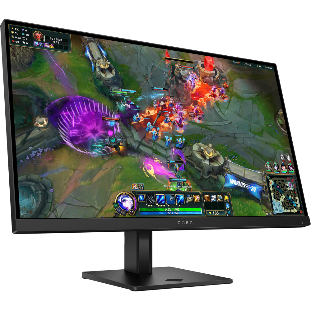 მონიტორი HP AW3V0AA OMEN, 27", Monitor, QHD, IPS, USB, HDMI, DP, 3.5mm, Black