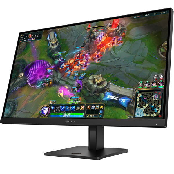 მონიტორი HP AW3V0AA OMEN, 27", Monitor, QHD, IPS, USB, HDMI, DP, 3.5mm, Black