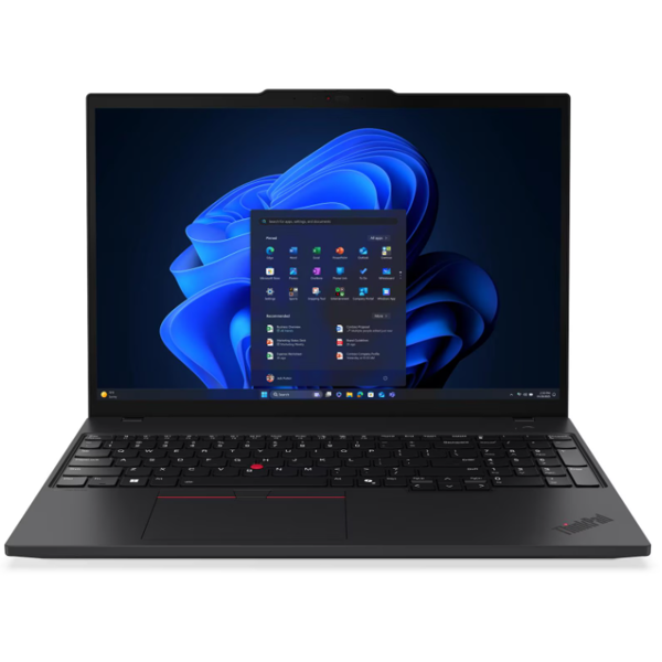 Notebook Lenovo 21QE0064FX ThinkPad T16 Gen 4, 16", Ultra 7-255U, 32GB, 1TB SSD, Integrated, Black