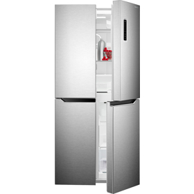 მაცივარი Tesla RM3400FHXE, 362L, E, 41Db, No Frost, Refrigerator, Inox