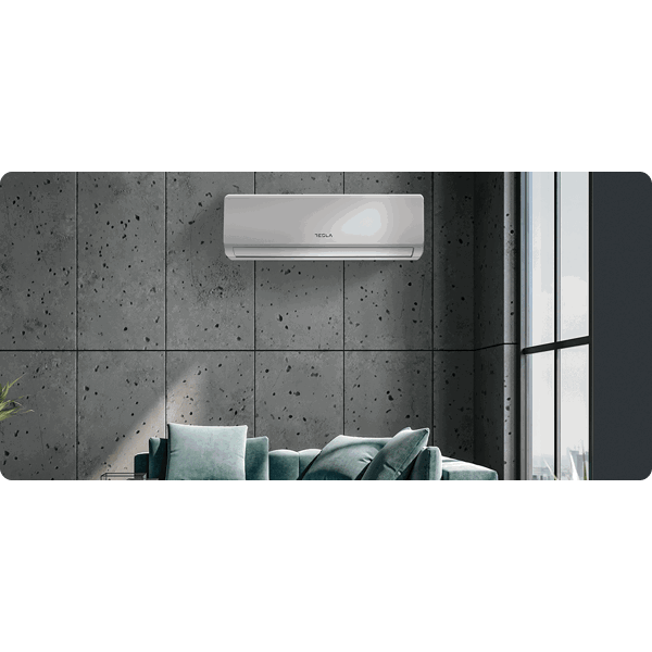 კონდიციონერი Tesla TA36FFLL-1232IA, 35-40m², inverter, Air Conditioner, White