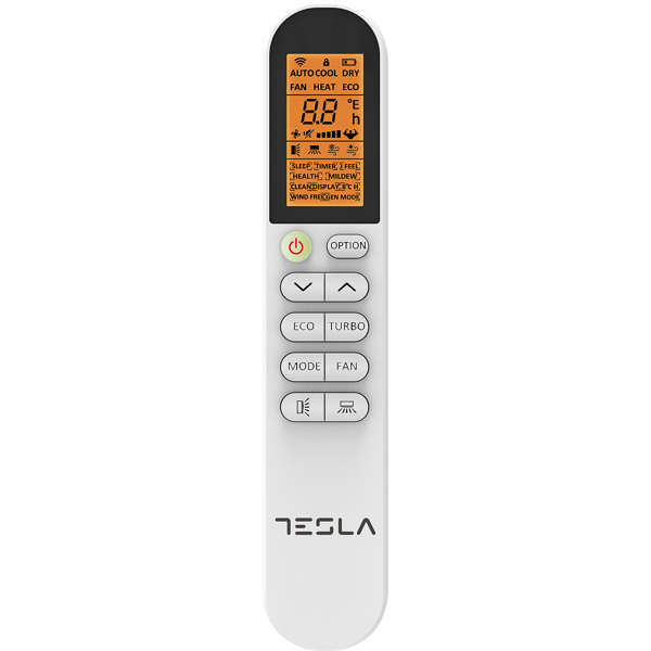 კონდიციონერი Tesla TT51X81-1832A, 55-60m², ON/OFF, Air Conditioner, White