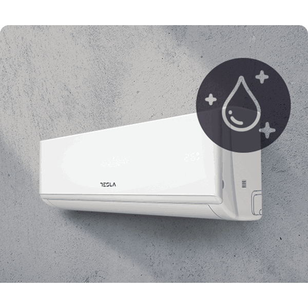 კონდიციონერი Tesla TT26X81-0932A, 25-30m², ON/OFF, Air Conditioner, White