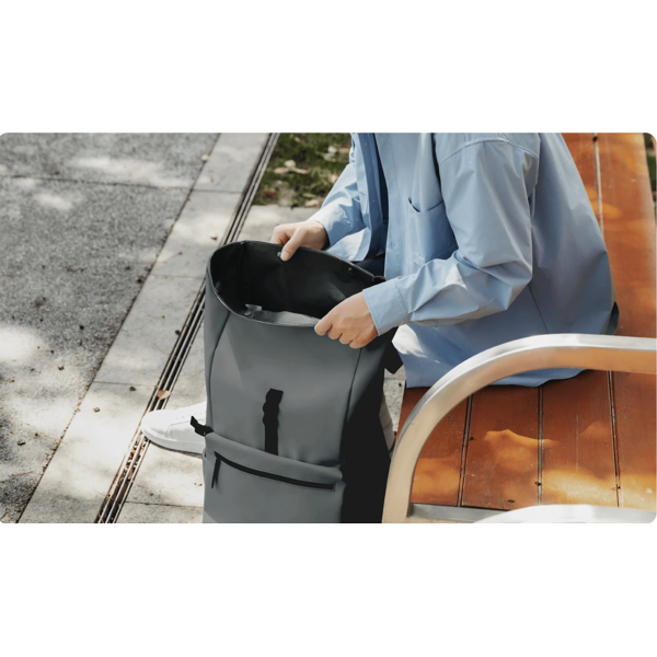 Backpack Xiaomi X58457 Roll Top Casual GL, 15.6", Grey